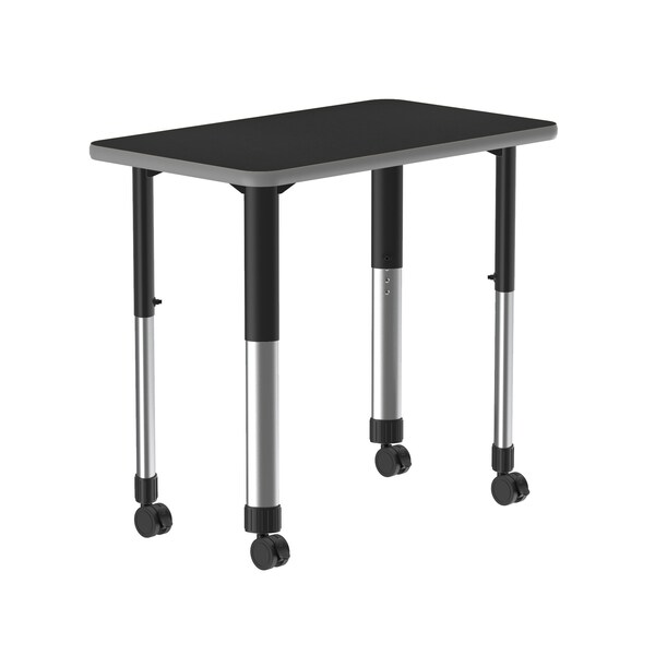 TFL Collaborative Desk - Casters - Rec